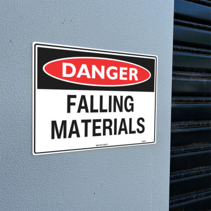 Danger Falling Material Sign - Image 2