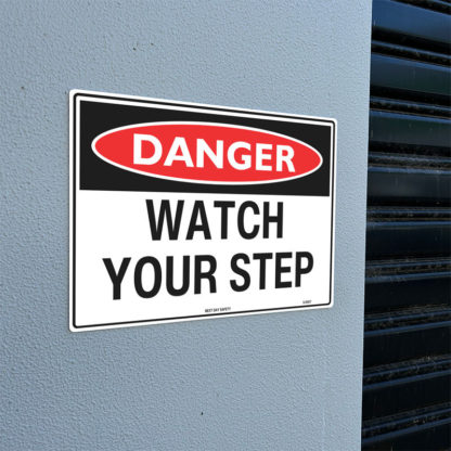 Danger Watch Your Step Sign - Image 2