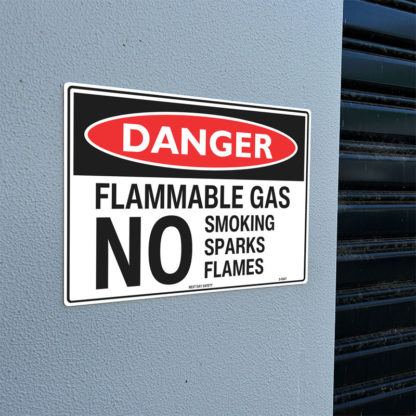 Danger Flammable Gas Sign - Image 2
