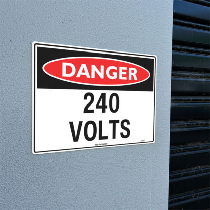 Danger 240 Volts Sign - Image 2