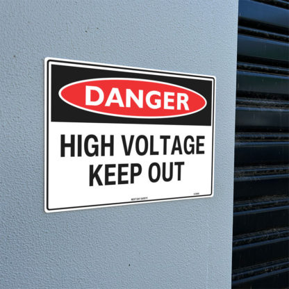 Danger High Voltage Keep Out Sign - Image 2
