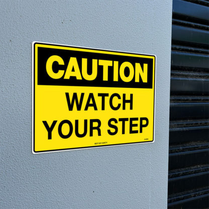 Caution Watch Your Step Sign - Image 2
