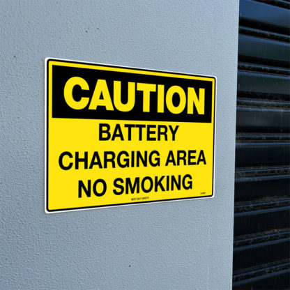 Caution Battery Charging Area Sign - Image 2