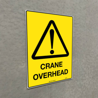 Warning Crane Overhead Sign - Image 2