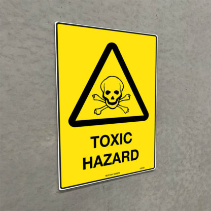 Warning Toxic Hazard Sign - Image 2