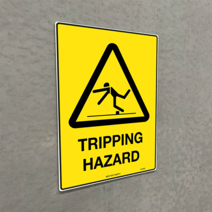 Warning Tripping Hazard Sign - Image 2