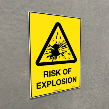 Warning Risk Of Explosion Sign - Image 2