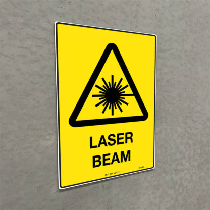 Warning Laser Beam Sign - Image 2