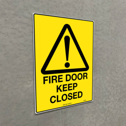 Warning Fire Door Keep Closed Sign - Image 2