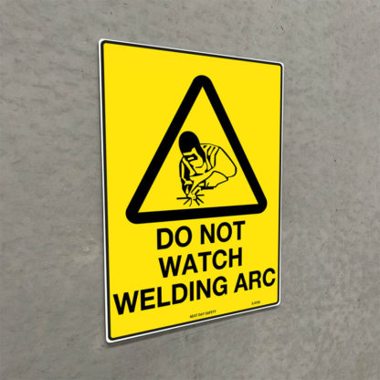 Warning Do Not Watch Welding Arc Sign - Image 2