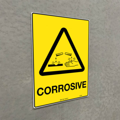 Warning Corrosive Sign - Image 2