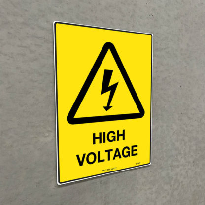 Warning High Voltage Sign - Image 2