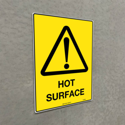 Warning Hot Surface Sign - Image 2
