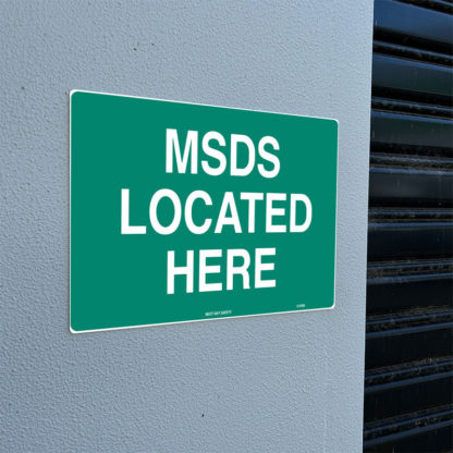 MSDS Location Indicator Sign - Image 2