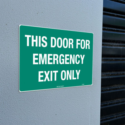 Emergency Exit Alert Sign - Image 2