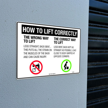 How to Lift Correctly Prohibition Sign - Image 2