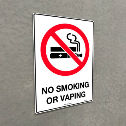 No Smoking Or Vaping Prohibition Sign - Image 2