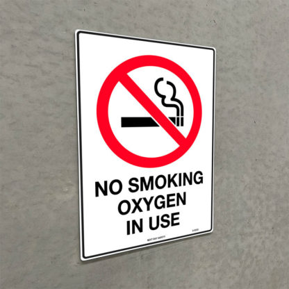 No Smoking Oxygen In Use Prohibition Sign - Image 2