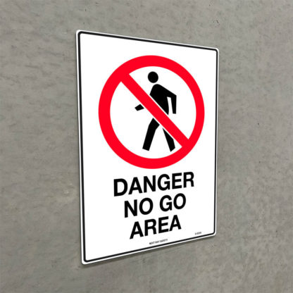 Danger No Go Area Prohibition Sign - Image 2