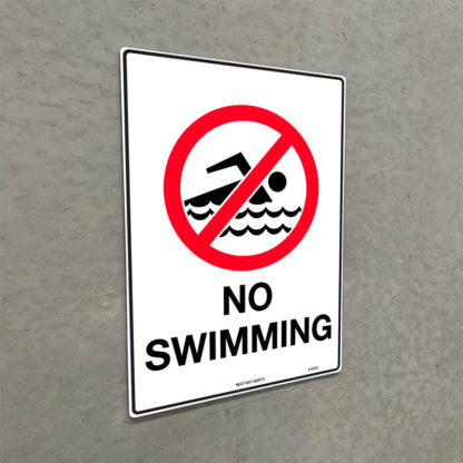 No Swimming Prohibition Sign - Image 2