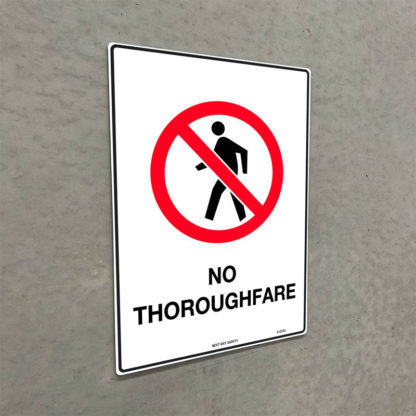 No Thoroughfare Prohibition Sign - Image 2