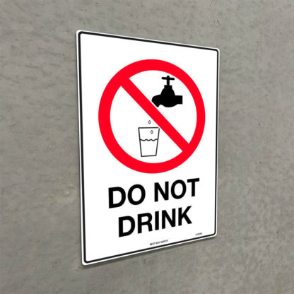Do Not Drink Prohibition Sign - Image 2