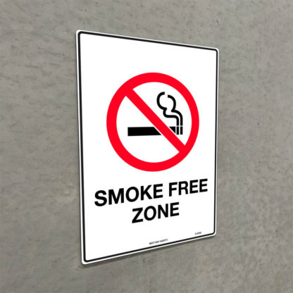 Smoke Free Zone Prohibition Sign - Image 2