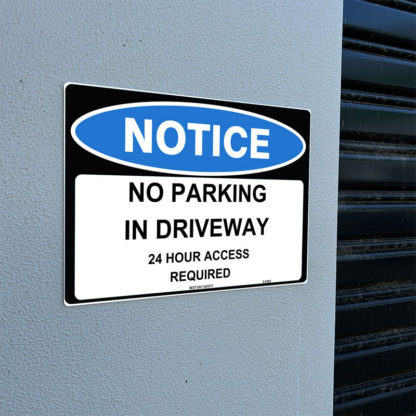 No Parking In Driveway Notice Sign - Image 2