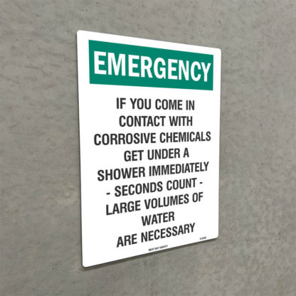 Emergency Chemical Shower Sign - Image 2