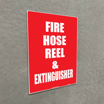 Fire Hose Reel And Extinguisher Equipment Location Sign - Image 2