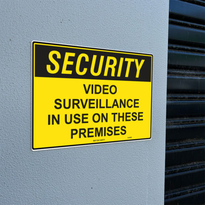 Video Surveillance In Use On These Premises Security Sign - Image 2