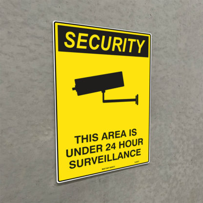 This Area Is Under 24H Surveillance Security Sign - Image 2