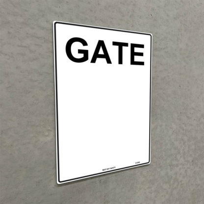 Customisable Gate Number Sign - Image 2