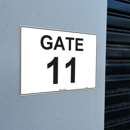 Gate 11 Numbering Sign - Image 2