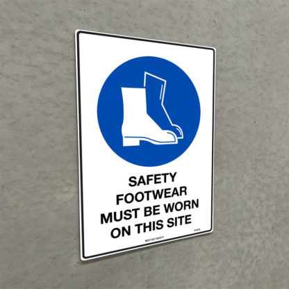 Safety Footwear Must Be Worn On This Site Mandatory Sign - Image 2