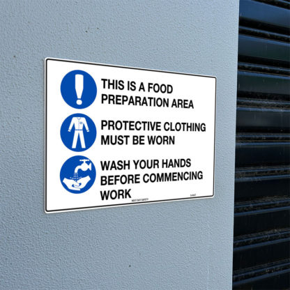 Food Safety Instructions Mandatory Sign - Image 2