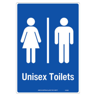 Unisex Toilets Sign