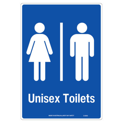 Unisex Toilets Sign