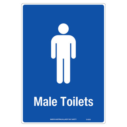 Male Toilets Sign
