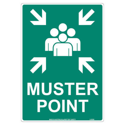 Muster Point Sign With Symbol