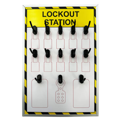 13 Hook Lockout Shadow Board
