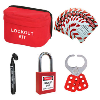 Filled Personal Lockout Tagout Kit - Small