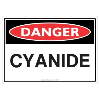 Danger Cyanide Safety Sign