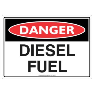 Danger Diesel Fuel Sign