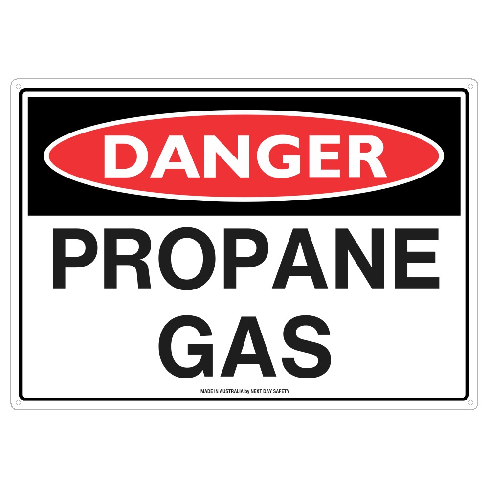 Danger Propane Gas Safety Sign