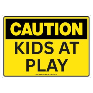 Caution Kids At Play Safety Sign