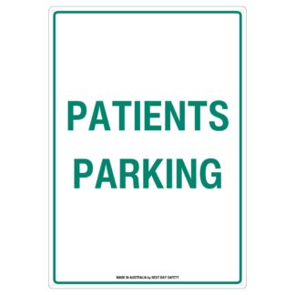 Patients Parking Sign for Medical Facilities