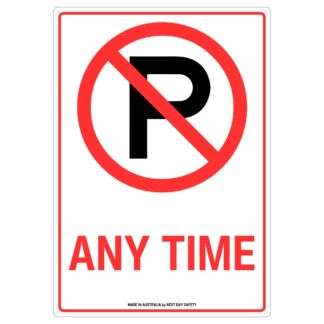 No Parking Any Time Sign