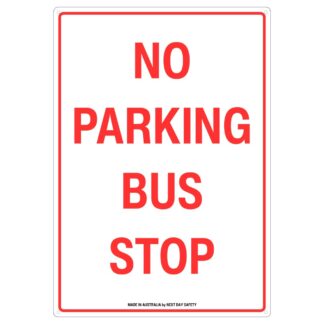 No Parking Bus Stop Sign