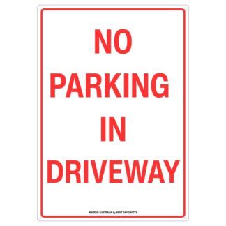 No Parking In Driveway Sign